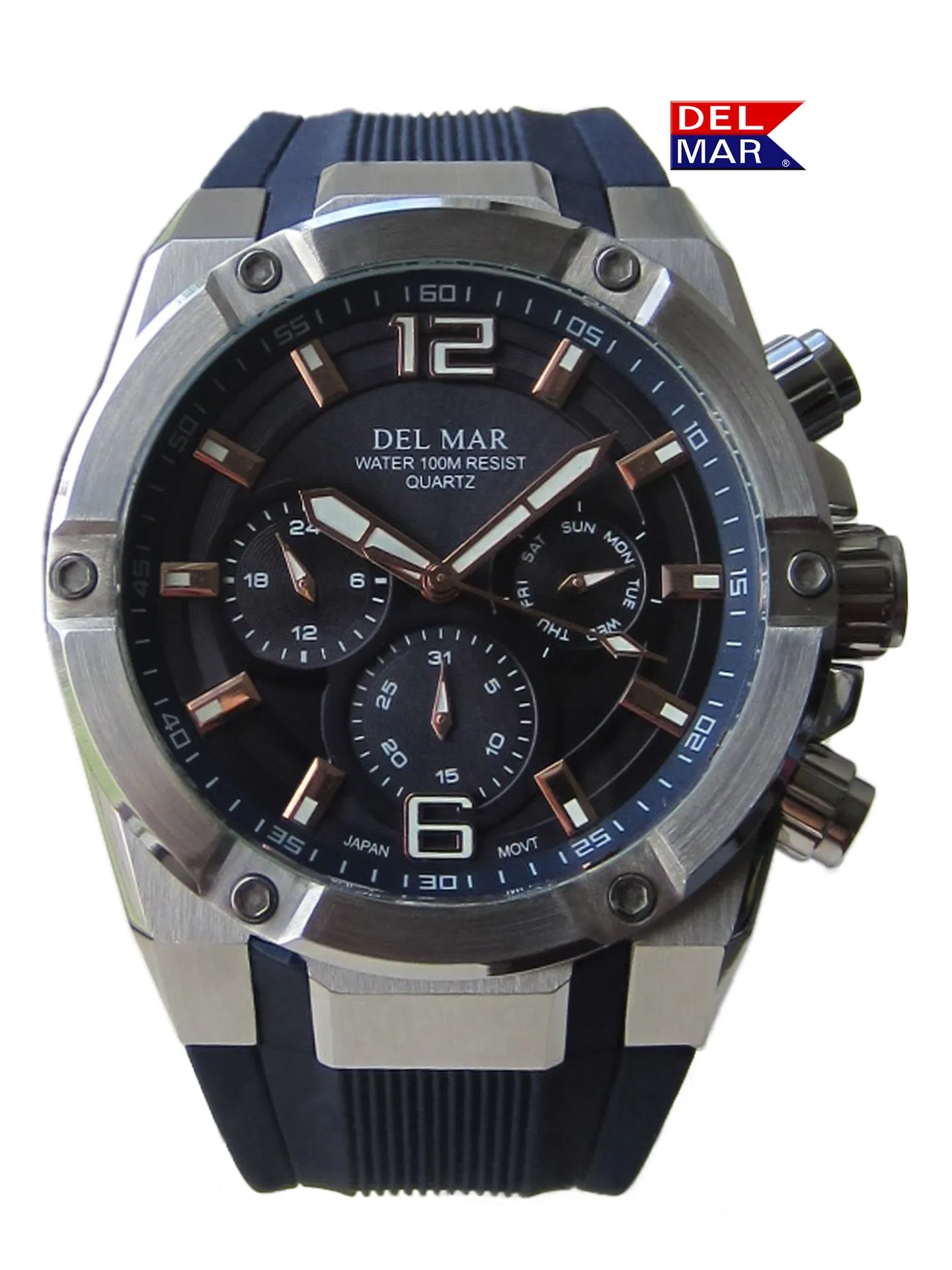 Men's Black Dial Multi-function Watch - #50393