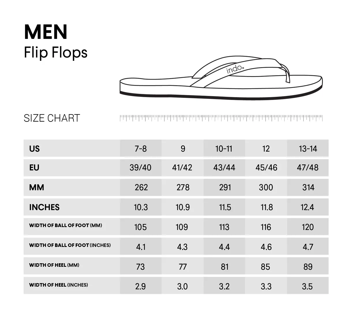 Men’s Flip Flops - Shore/Shore Light