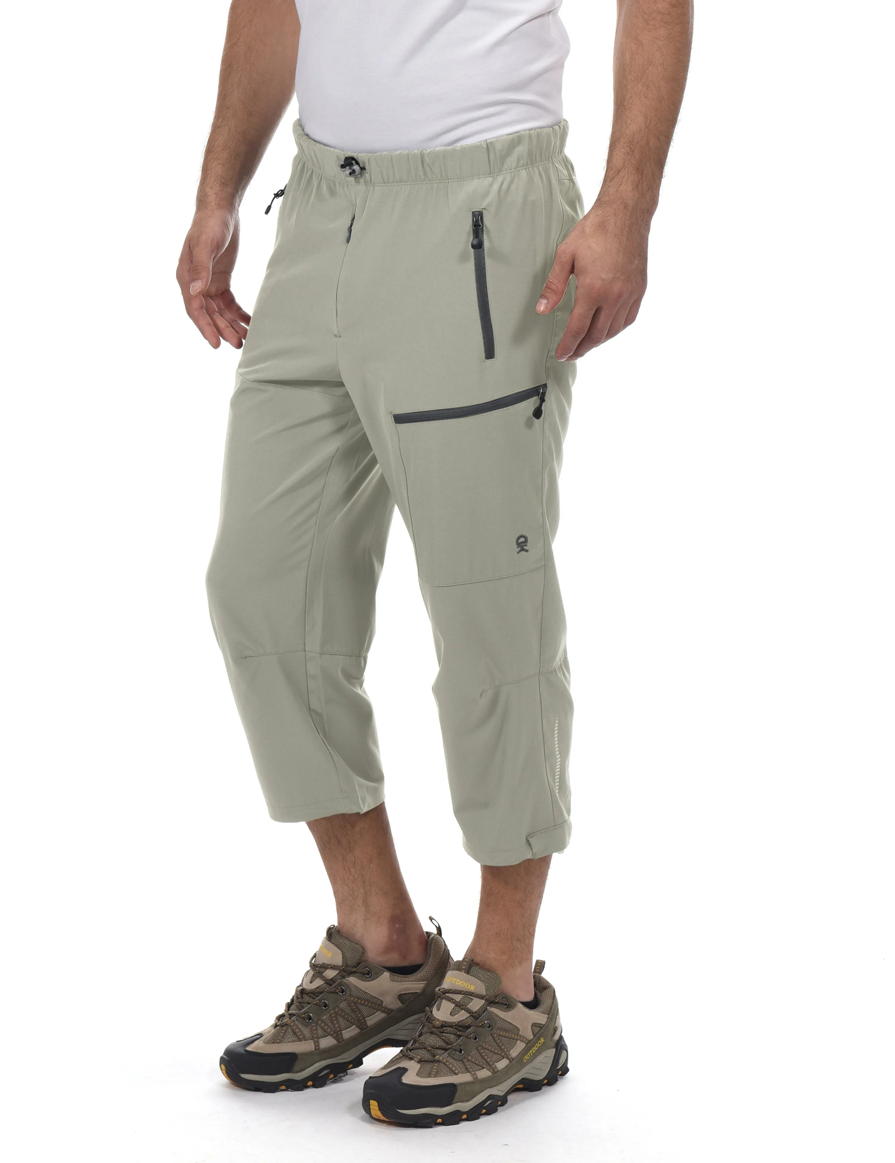 Men's Quick Dry 3/4 Capri Lightweight Hiking Pants