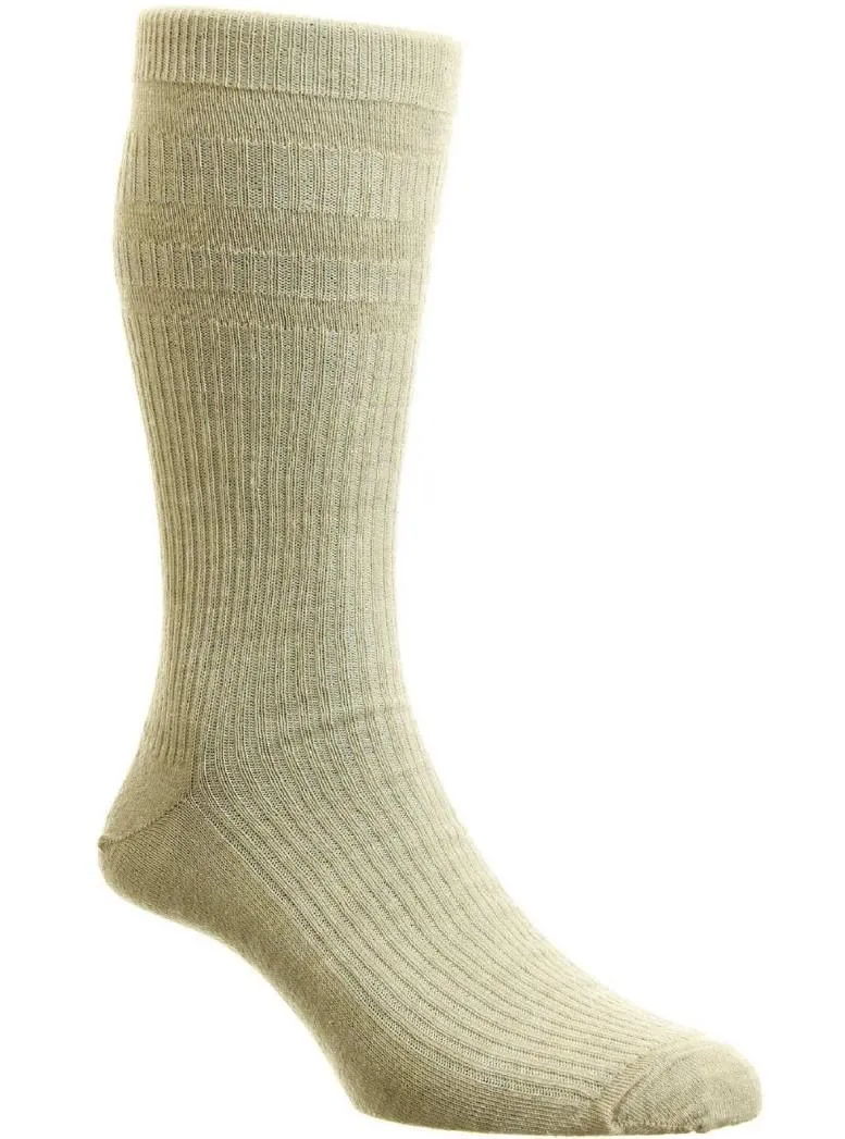 Mens Wide Fit HJ Hall Wool Socks