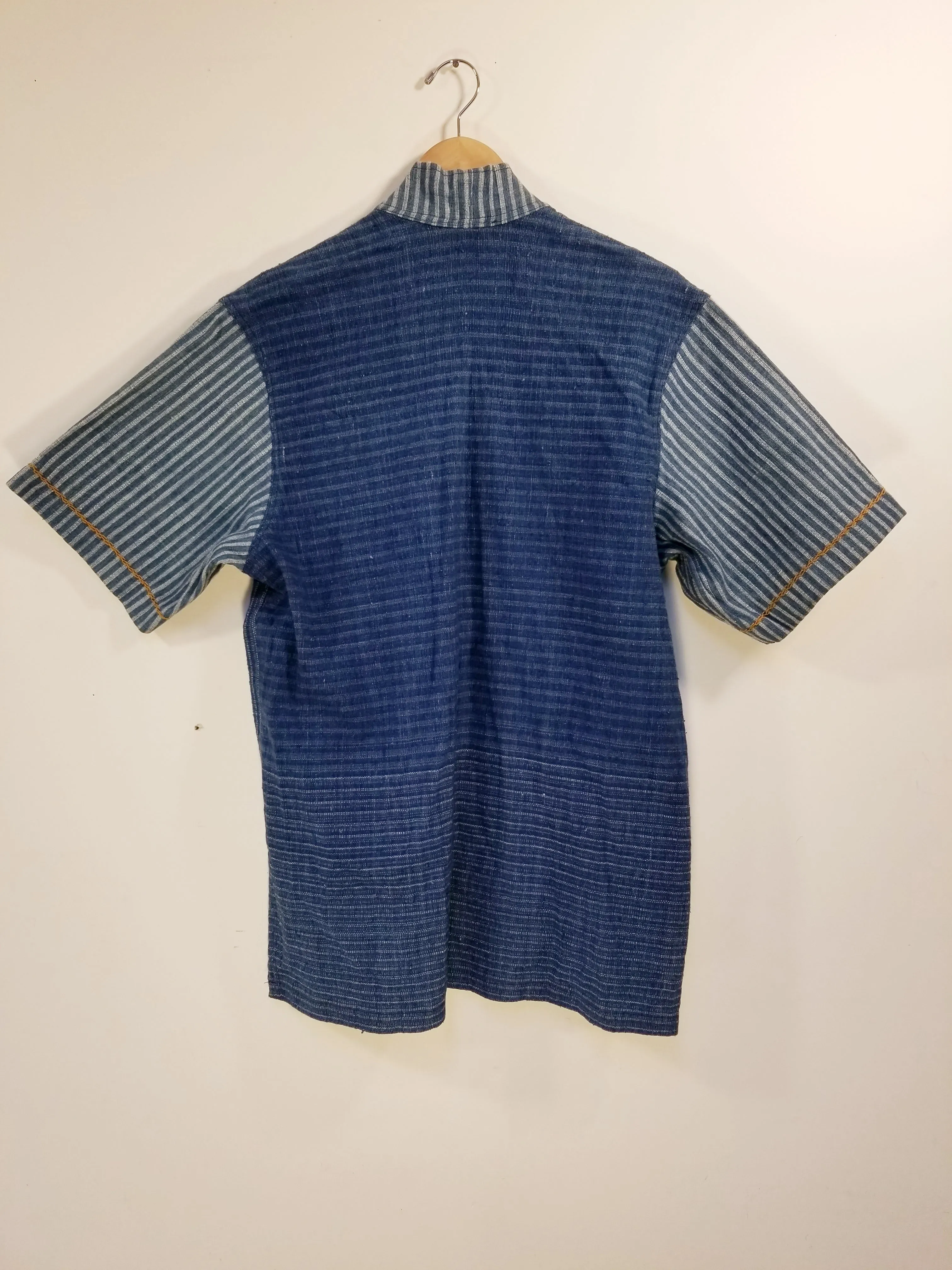 Natural Dyed Indigo Kimono Jacket