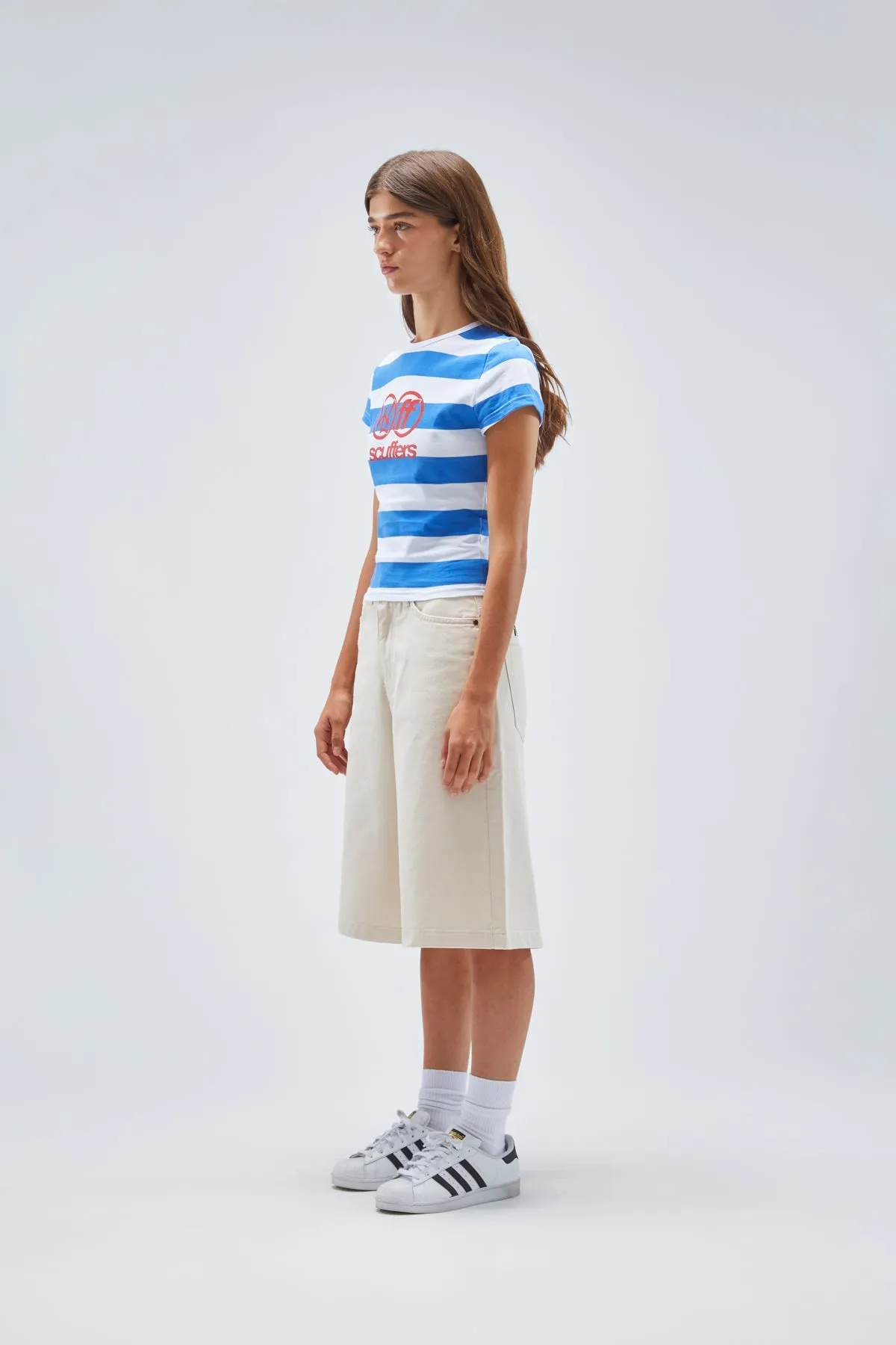 Paris Navy Striped Top