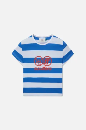 Paris Navy Striped Top