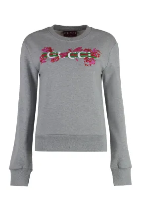 PRINTED COTTON SWEATSHIRT