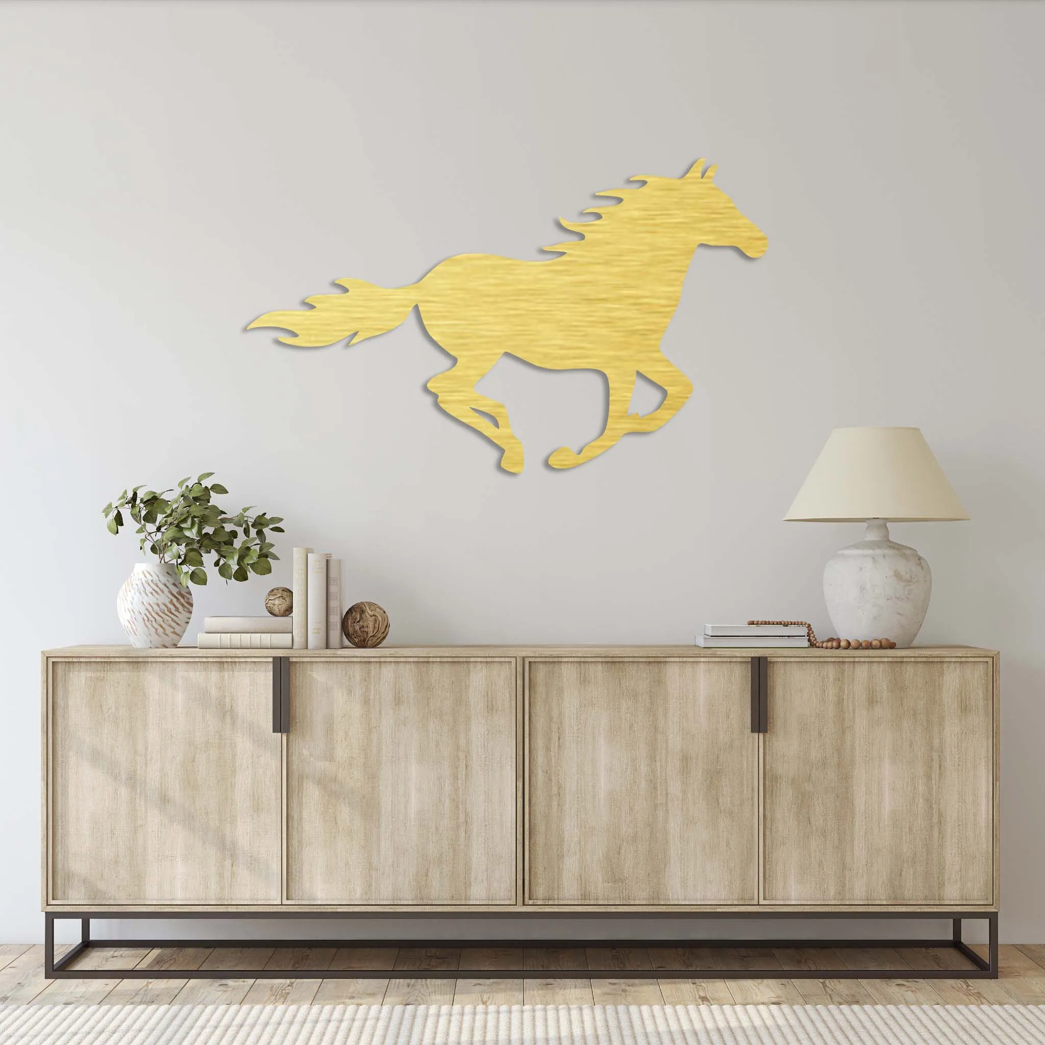 Running Horse - Metal Wall Art