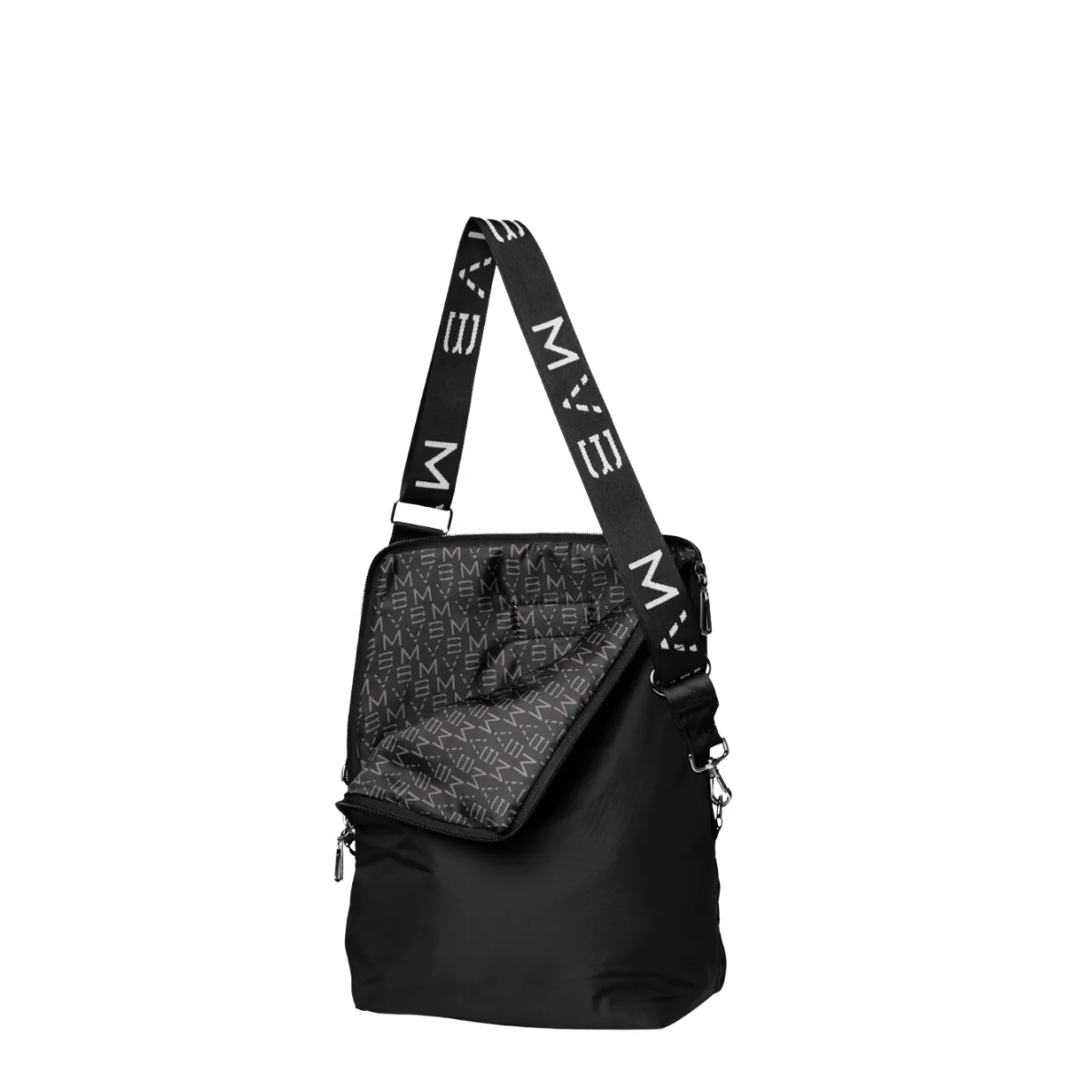 The Flip Vegan Recycled PET Shoulder Bag | Black