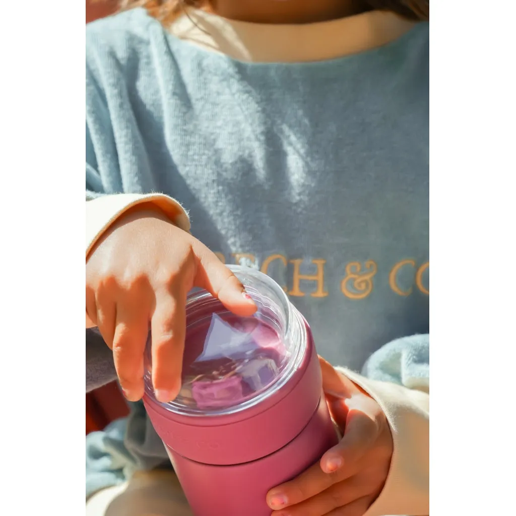 Thermo Snack   Food Jar - Mauve Rose