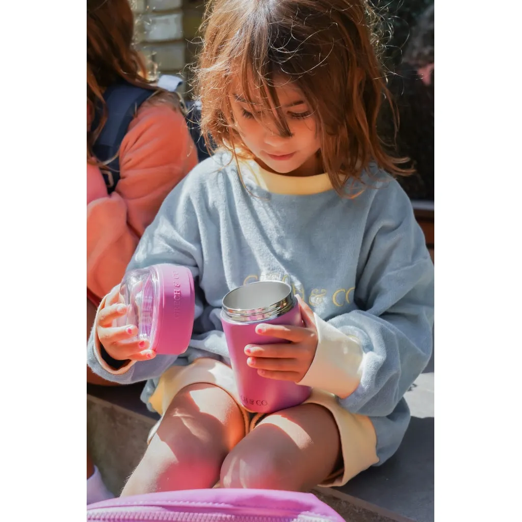 Thermo Snack   Food Jar - Mauve Rose