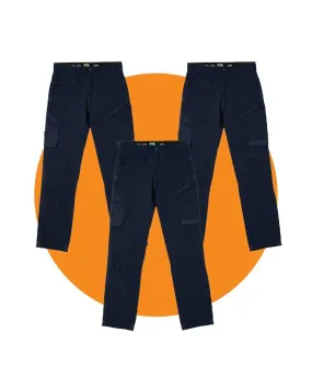 Tradies WP-10 Straight Leg Work Pants Value Pack - Navy