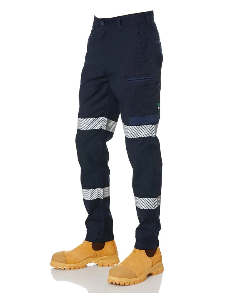 Tradies WP-4T Cuffed Taped Pants 4 Value Pack - Navy