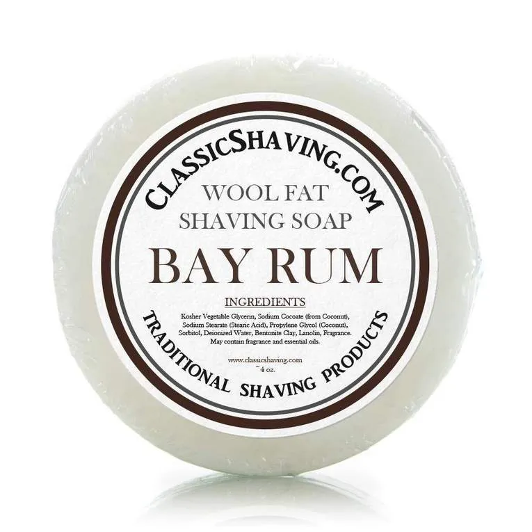 Wool Fat Shave Soap 6 Pack